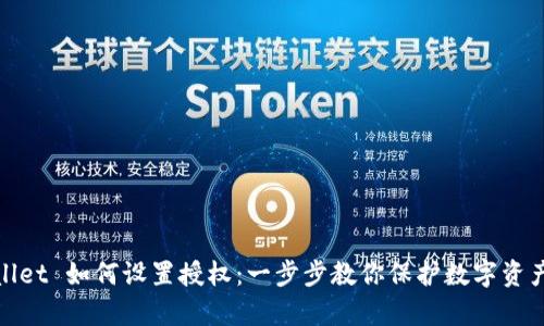 tpWallet 如何设置授权:一步步教你保护数字资产安全